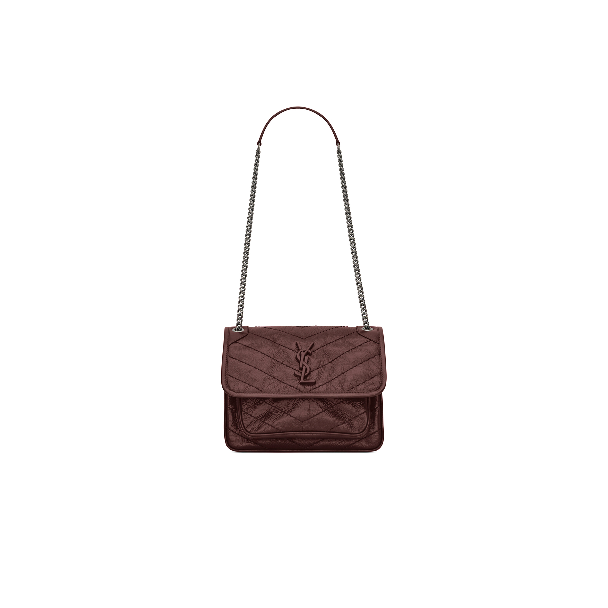 YSL NIKI BABY IN VINTAGE LEATHER 6331600EN046475 (21*16*7.5cm)